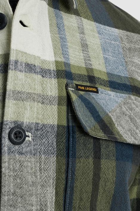 PME legend long sleeve shirt slub yarn dyed c